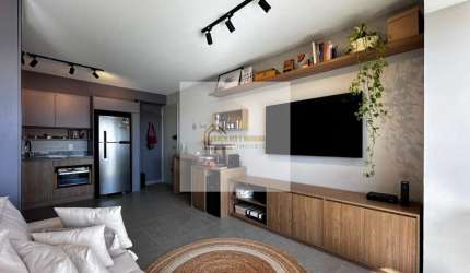 Apartamento com 1 quarto à venda na Avenida Vereador José Diniz, 341, Santo Amaro, São Paulo, 43 m2 por R$ 650.000