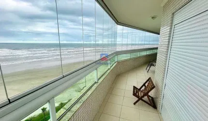 Apto frente mar com 3 suítes para venda, Caiçara
