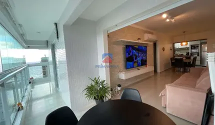 Apto com vista mar e 2 dorms sendo 1 suíte para venda, Caiçara.