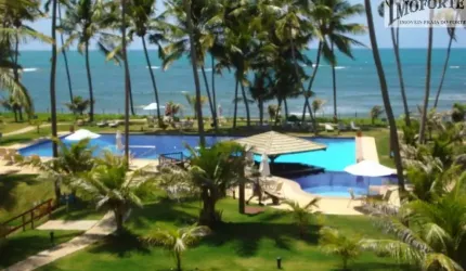 Locação temporada em Apartamento 3 suítes, condomínio luxo em frente ao mar.
