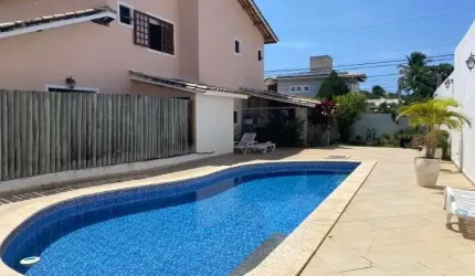 Casa em condomínio fechado com 4 quartos à venda na Rua Praia de Tubarão, Vilas do Atlantico, Lauro de Freitas, 300 m2 por R$ 1.950.000