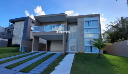 Casa em condomínio fechado com 4 quartos à venda na Rodovia BA-099 - Estrada do Côco, Alphaville (Abrantes), Camaçari, 290 m2 por R$ 1.850.000
