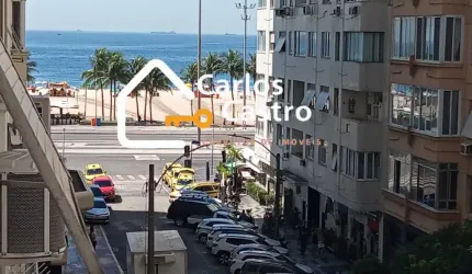 Na quadra da praia, amplo apto 3 quartos, 1 suíte, 90 M², sol da manhã, vista lateral para a praia.