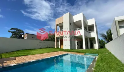 Casa com 4 suítes em Lauro de Freitas