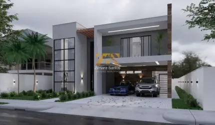 Sobrado Alto Padrão, com 4 suítes, 356 m² - Residencial Mirante do Lago - Palmas/TO