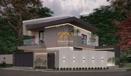 Sobrado Alto Padrão, com 4 suítes, 200 m² - 505 sul (Arso 52) - Palmas/TO