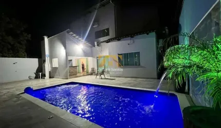 Casa Alto Padrão 4/4 com 2 Suítes, 370 m² na 105 norte (Arno 12) - Próxima ao Capim Dourado Shopping - Palmas/TO