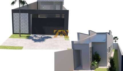 Casa 2/4, sendo 1 suíte, 68,27 m² - 1404 sul (ARSE 141) - Palmas/TO