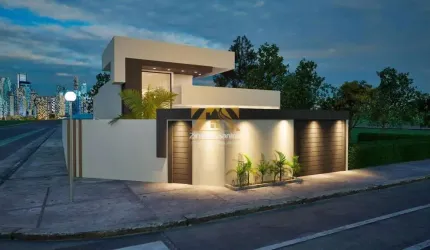Casa Alto Padrão 3/4, sendo 1 suíte, 165,72 m²- 1003 sul (ARSO 101) - Palmas/TO