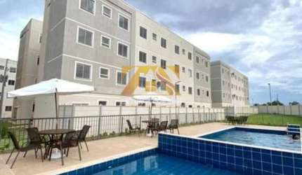 Apartamento 2/4, com 52,62m² - 1406 Sul (Arse 142) - Residencial Palmeira Monarca - Palmas/TO