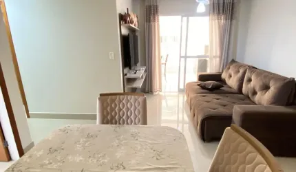 Apartamento de Dois Quartos sendo uma suíte com duas vagas de garagem com Vista  para o Mar na Praia do Morro - Guarapari Es.