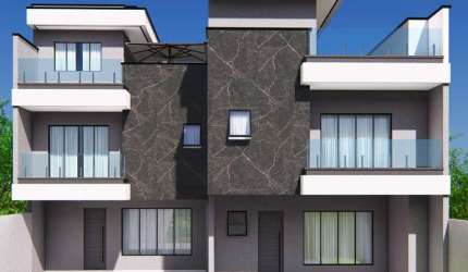 Casa em condomínio fechado com 3 quartos à venda na Rua Silveira Neto, 945, Água Verde, Curitiba, 137 m2 por R$ 989.000