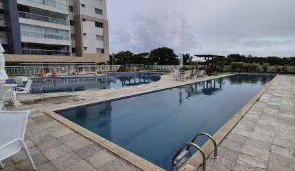 Apartamento Mobiliado 3/4 com Varanda em Patamares Greenville