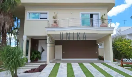 Imperdível: Casa de luxo em condomínio à venda em Alphaville Dom Pedro, Campinas-SP - 4 quartos, 4 suítes, 3 salas, 7 banheiros, 4 vagas, 585,81 m².