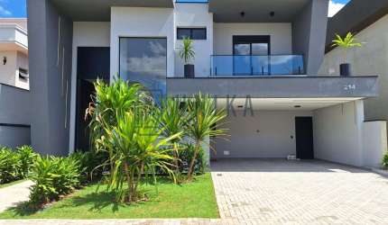 Casa de luxo em condomínio em Campinas-SP, 5 quartos, 5 suítes, 3 salas, 7 banheiros, 4 vagas de garagem, 340m².