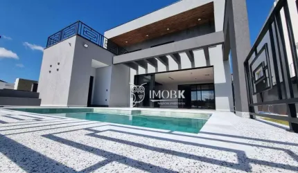 Belíssima casa moderna com 3 suítes à venda, 390 m² por R$ 3.900.000 - Condomínio Reserva da Serra - Jundiaí/SP