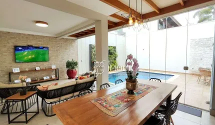 Linda casa no condominio Bosque dos Jatobas, 3 suites