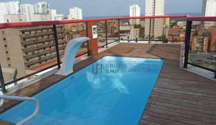 Cobertura com 4 dormitórios à venda, 275 m² por R$ 954.000,00 - Praia da Enseada – Hotéis - Guarujá/SP