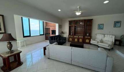 Apartamento com 5 dormitórios, 230 m² - venda por R$ 1.650.000,00 ou aluguel por R$ 10.000,00/mês - Praia das Pitangueiras Frente Mar - Guarujá/SP