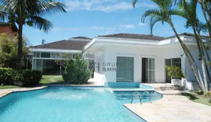 Casa Contemporânea 7 suítes a venda ou aluguel, mobiliado no Jardim Acapulco - Guarujá/SP