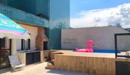 Cobertura com 2 dormitórios à venda, 150 m² por R$ 795.000,00 - Jardim Las Palmas - Guarujá/SP