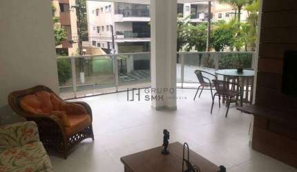 Apartamento com 3 dormitórios à venda, 142 m² por R$ 590.000,00 - Praia da Enseada – Hotéis - Guarujá/SP