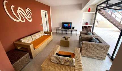 Cobertura com 3 dormitórios à venda, 285 m² por R$ 620.000,00 - Praia da Enseada - Jd. Virgínia I - Guarujá/SP