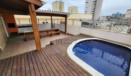 Cobertura com 3 dormitórios à venda, 129 m² por R$ 640.000,00 - Jardim Las Palmas - Guarujá/SP