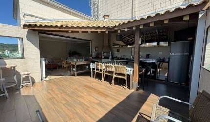 Cobertura com 3 dormitórios à venda, 135 m² por R$ 800.000,00 - Astúrias - Guarujá/SP