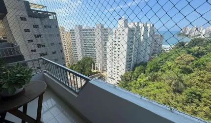 Apartamento com 4 dormitórios para alugar, 170 m² por R$ 5.900/mês - Barra Funda - Guarujá/SP