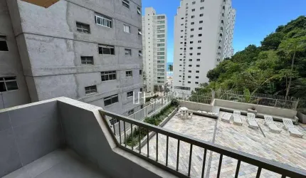 Apartamento com 2 dormitórios para alugar, 143 m² por R$ 4.300,00/mês - Barra Funda - Guarujá/SP