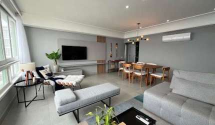 Apartamento com 3 dormitórios à venda, 144 m² por R$ 1.700.000,00 - Pitangueiras Frente Mar - Guarujá/SP