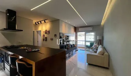 Apartamento com 2 dormitórios para alugar, 74 m² por R$ 5.500,00/mês - Tombo - Guarujá/SP