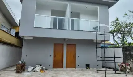 Casa com 2 dormitórios à venda por R$ 410.000,00 - Santo Antônio - Guarujá/SP