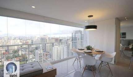 Apartamento com 1 dormitório para alugar, 56 m² por R$ 13.633,31/mês - Vila Olímpia - São Paulo/SP