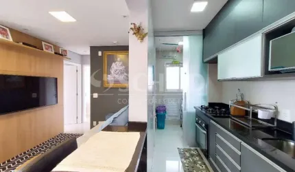 Apartamento 67m² com 2 dormitórios sendo 1 suíte e 2 vagas à venda na Vila Mascote