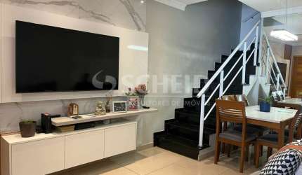 Sobrado à venda de 98,00m² útil, com 3 quartos e 2 vagas, na Vila Mascote.