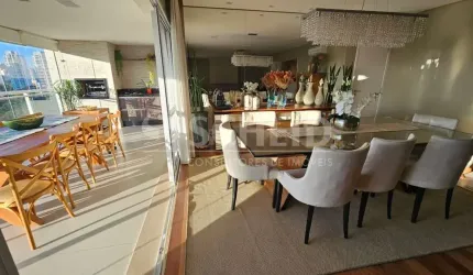 Apartamento mobiliado venda cond Cena Golf 4 quartos/Suíte 3 vagas - Jardim Marajoara vista golf