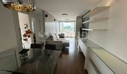 Apartamento em Campo Belo com 62m² e 2 dormitórios  Mobiliado