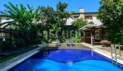 BROOKLIN VELHO  - CASA TÉRREA COM PISCINA E 1400m² de TERRENO COM 8 VAGAS DE GARAGEM