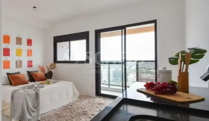 Studio á Venda no Brooklin com 27m², 1 quarto, 1 vaga.
