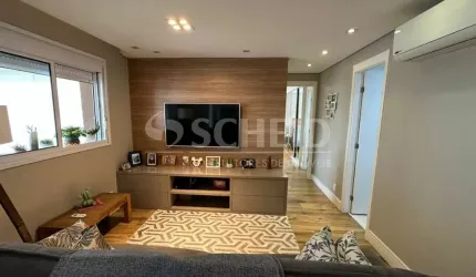 Apartamento 2 dormitórios 1 suíte 2 vagas com varanda goumert  Mobiliado
