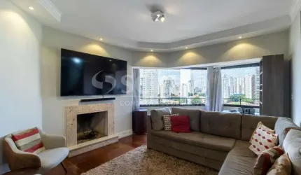 Apartamento á Venda no Campo Belo com 110m², 2 quartos sendo 1 suíte, 2 vagas.