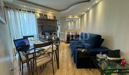 Apartamento 50m2 na Vila Constancia, 2 quartos com armários, sala, cozinha, varanda e 1 vaga