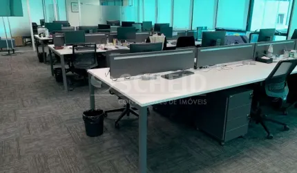 conjunto comercial mobiliado na Vila Olimpia - 250m² - 6 Vagas