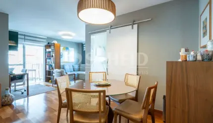 Apartamento á Venda no Campo Belo com 85m², 2 quartos sendo 1 suíte, 1 vaga.