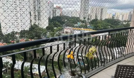 Apartamento á Venda no Alto da Boa Vista com 140m², 4 quartos sendo 3 suítes, 3 vagas.