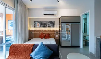 Studio á Venda no Campo Belo Mobiliado  com 40m², 1 quarto.