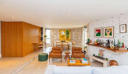 Apartamento a venda de 172,00m² útil, com 3 quartos e 3 vagas, em Moema.