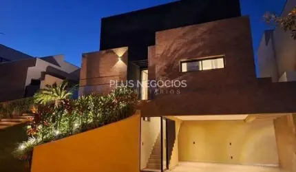 Luxuosa Casa Semi-Mobiliada no Residencial Cyrela Landscape - 317m², 4 Suítes, Piscina, Espaço Gour
